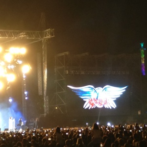 Steven Tyler at Tel Aviv, Israel in Hayarkon Park 2017
