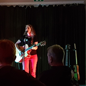 Janet Robin at Corby, United Kingdom in cardigan arms 2017