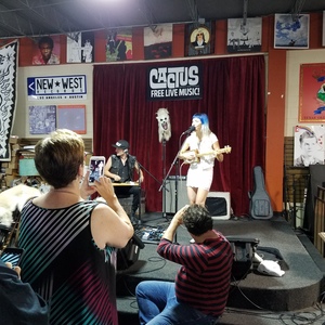 The Ghost Wolves at Houston, TX in Cactus Records 2017