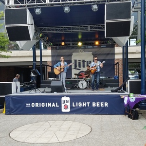 Laura Joy at Chicago, IL in Miller Lite Beer Garden at Navy Pier 2017