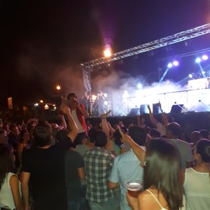 Sidonie at Pozuelo De Alarcon, Spain in Fiestas del Carmen 2017