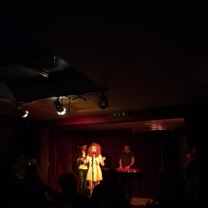 Janet Devlin at London, United Kingdom in Green Note 2017