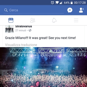 Stratovarius at Milano, Italy in Alcatraz 2017
