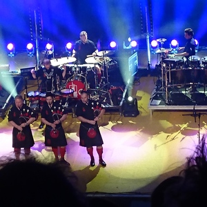Red Hot Chilli Pipers at Dunfermline, United Kingdom in Alhambra Theatre 2017