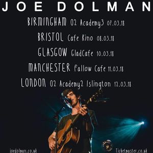 Joe Dolman Tickets, Tour Dates and Concerts