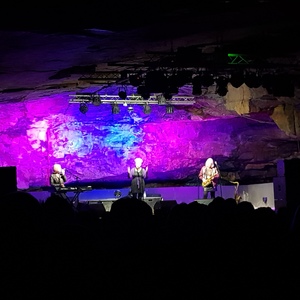 Hazel O'Connor at St. Neot, United Kingdom in Carnglaze Caverns 2018