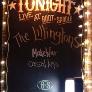 The Lillingtons at Philadelphia, PA in Boot & Saddle 2018