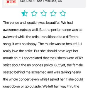 She & Him at San Francisco, CA in The Masonic 2018