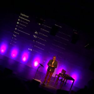 Dick Annegarn at Montreuil-aux-Lions, France in La Marbrerie 2019