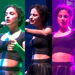 Emel Mathlouthi at San Francisco, CA in Ruby Skye (with OM) 2019