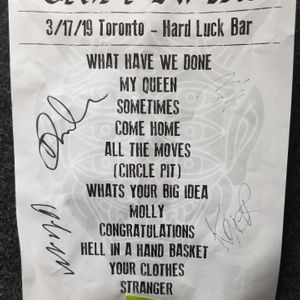 Can't Swim at Toronto, Canada in Hard Luck Bar 2020