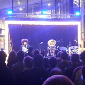 Theon Cross at Paris, France in La Petite Halle 2019