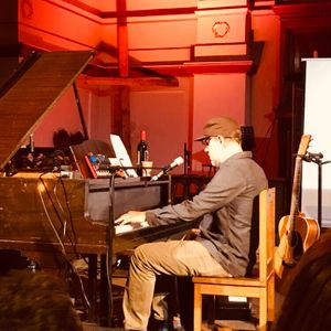 Jason Lytle at Salford, United Kingdom in St Philip's Church 2019