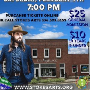 Caleb Caudle at Danbury, NC in The Arts Place of Stokes 2019