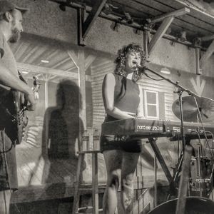 Katie Kuffel at Altadena, CA in Coffee Gallery Backstage 2019