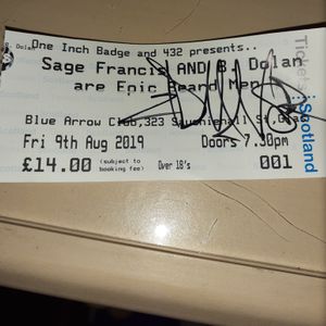 B. Dolan at Glasgow, United Kingdom in The Blue Arrow Club 2019