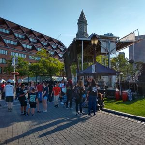 Mamadou at Boston, MA in Christopher Columbus Waterfront Park 2019