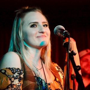 Katy Hurt at London, United Kingdom in Green Note 2019