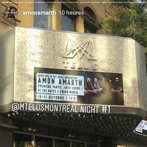 Amon Amarth at Montréal, Canada in Mtelus 2019