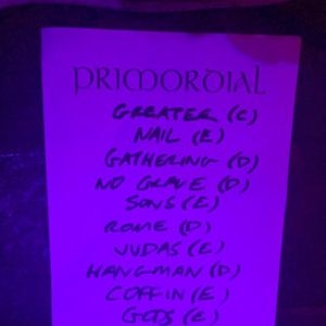 Primordial at Madrid, Spain in Copérnico 2019