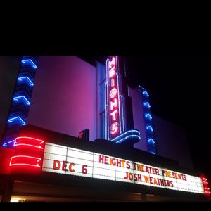 Josh Weathers at Houston, TX in The Heights Theater 2019